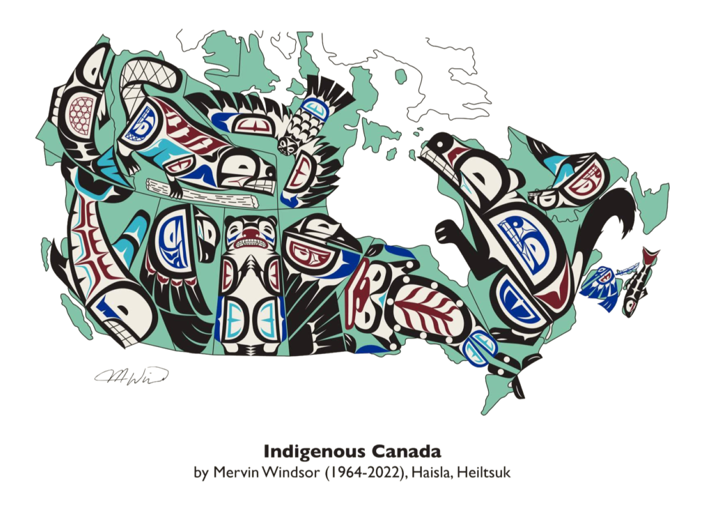 Indigenous Canada by Mervin Windsor (1964-2022), Haisla, Heiltsuk
